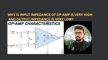 Why is the input impedance of op-amp very high and output impedance is very low?