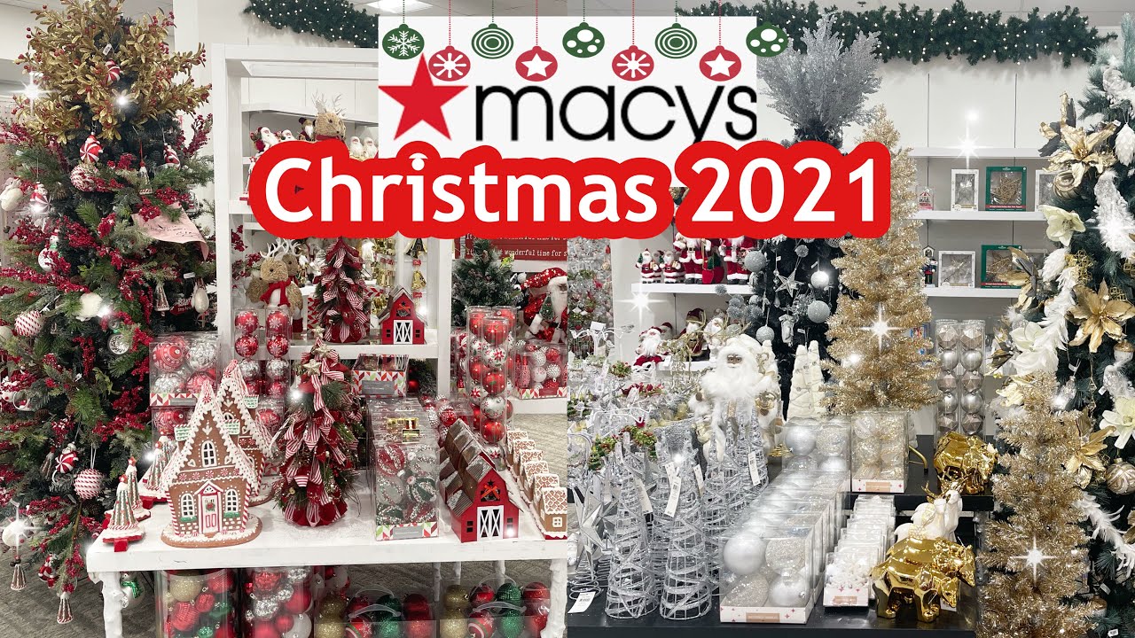 Macys Christmas Decor 2021 * Virtual Shopping Vlog - YouTube