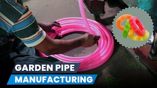 Garden Pipe Making Process | Factory Process of Pipe Making | PVC Pipe Manufacturing Industry