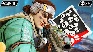 VANTAGE 25 KILLS & 4900 DAMAGE WAS INSANE (Apex Legends Gameplay)