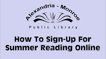 How To Sign-Up For Summer Reading Online