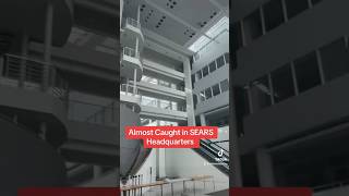 SEARS Headquarters Almost Caught While Exploring! ☠️🥷 #shorts #short #abandonded @MidwestDecaying