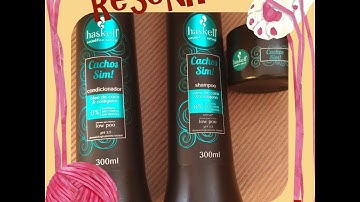 Resenha Cachos Sim! Haskell. Recebido Garota Cosmetico