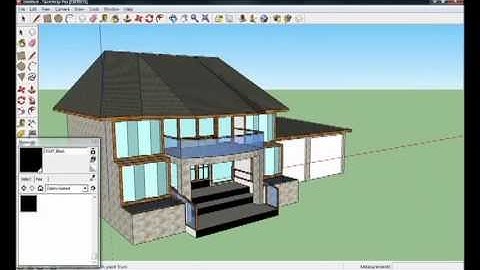 Google Sketchup 8 House tutorial | Part 4/4