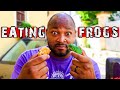 FOREIGNERS FIRST TIME EATING FROG | EATING STRUKLI AT A KONOBA | TRADITIONAL CROATIAN FOOD ZAGREB
