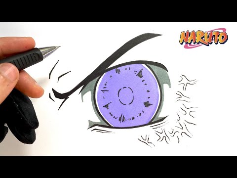 COMO DESENHAR byakugan DE NARUTO