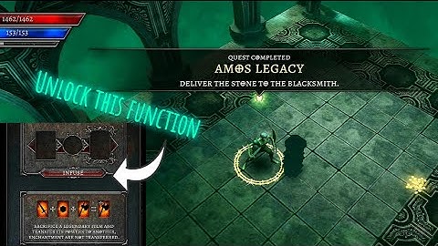 AnimA ARPG - How to unlock Infusion | Amos Legacy Quest