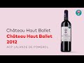 Château Haut Ballet 2012 | Classe et soyeux | On boit quoi Jean-Michel ?
