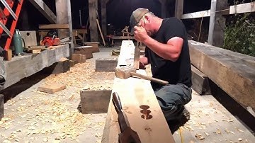 A Timber Frame Vlog #38: Working on the Final Wall Post