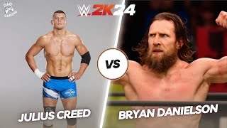 WWE 2K24 Byran Danielson vs Julius Creed (amazing match)