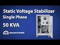 ST-GER Static Voltage Stabilizer 50KVA Single Phase by Germarel GmbH Germany