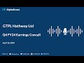 Gtpl hathway ltd q4 fy202324 earnings conference call