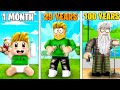 Roblox but every second you get older and older