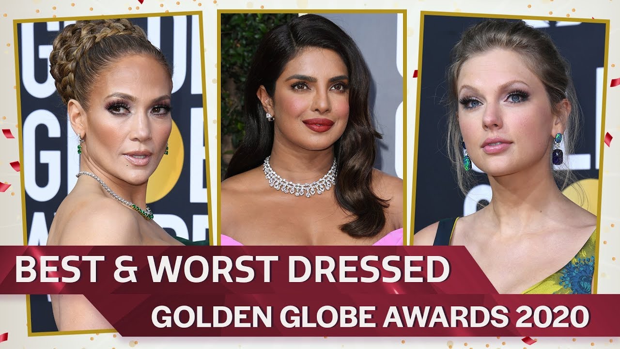 Priyanka Choprataylor Swift Best And Worst Dressed Celebrities At The Golden Globe Awards 2020