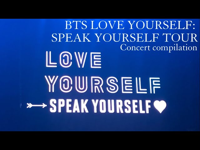 BTS Concert Compilation | BTS Love Yourself: Speak Yourself tour