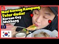 15 Korean guy ♥NASI GORENG KAMPUNG + TELUR DADAR Mukbang♥ 멸치가 들어간 볶음밥, 나시 고렝 캄풍 먹방!! 나..사랑에 빠진 걸까..☆