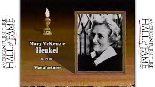 American Furniture Hall Of Fame 1997 Inductee Mary Mckenzie Henkel