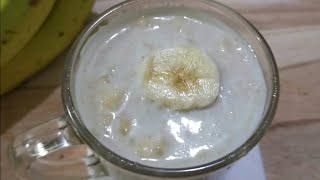 SUSU + PISANG = YUMMY! (RESEP SIMPLE MEMBUAT BANANA MILK DI RUMAH)