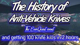 PlanetSide 2's controversial anti-vehicle knife and unlocking it by getting 100 kills in 2 hours