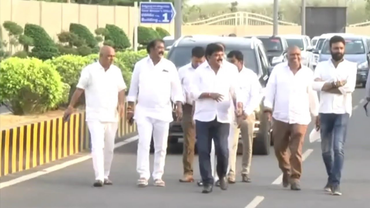 Ex Ministers Coming Out From The CM YS Jagan s Cabin Cabinet 