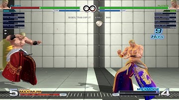 [KOFXIV] Geese - follow up to the crossup video