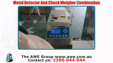 Metal Detector And Check Weigher Combination For Food