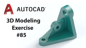 AutoCAD 3D Modeling - Exercise #85 - Basic to Advance in Hindi