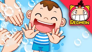 Washing hands | Good habits song | Nursery Rhymes | REDMON