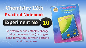 Chemistry Practical Class 12 Experiment 10 Quantitative Estimated Answers