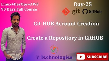 Day_25 || AWS DevOps 90 Days course || Git | GitHub | NagiReddy || VTechnologies