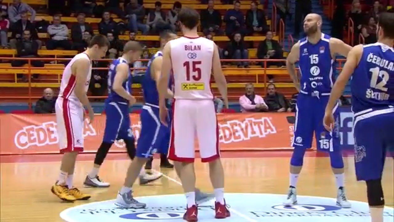 ABA Liga 2015/16, Round 21 match: Cedevita - Tajfun (24.1.2016)