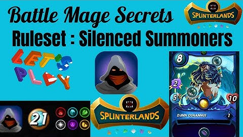 Ruleset : Silenced Summoners || Battle Mage Secrets Weekly Challenge