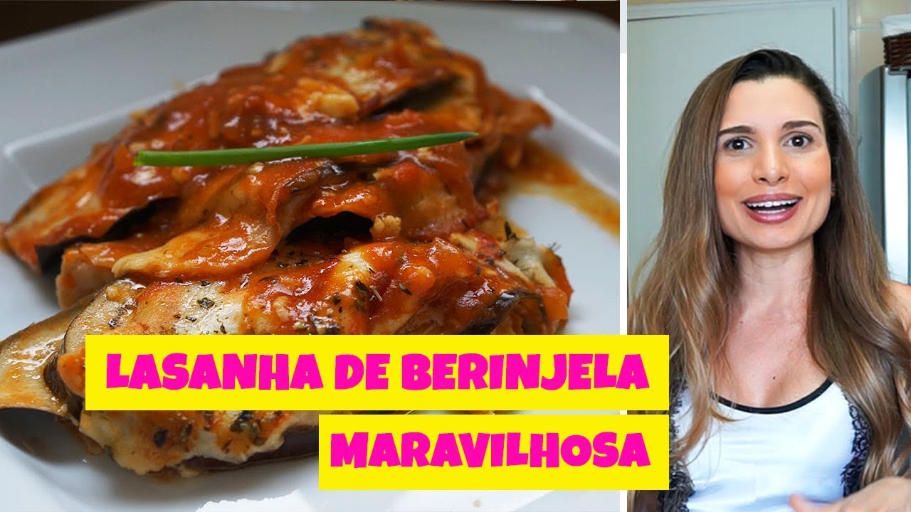 RECEITA DE LASANHA DE BERINJELA LOW CARB / COMIDA FITNESS DRIKA MAGRAFIT