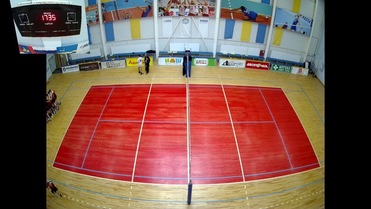 Прямая трансляция Волейбольный центр ВОЛЖАНИН (Зал 1)