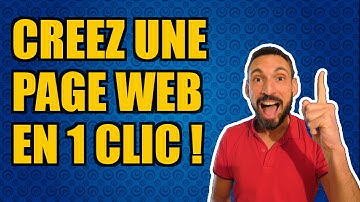 CRÉER UNE PAGE WEB EN 1 CLIC SIMPLE !(GRATUIT SANS HÉBERGEMENT)