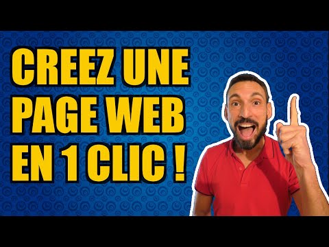 CRÉER UNE PAGE WEB EN 1 CLIC SIMPLE !(GRATUIT SANS HÉBERGEMENT)