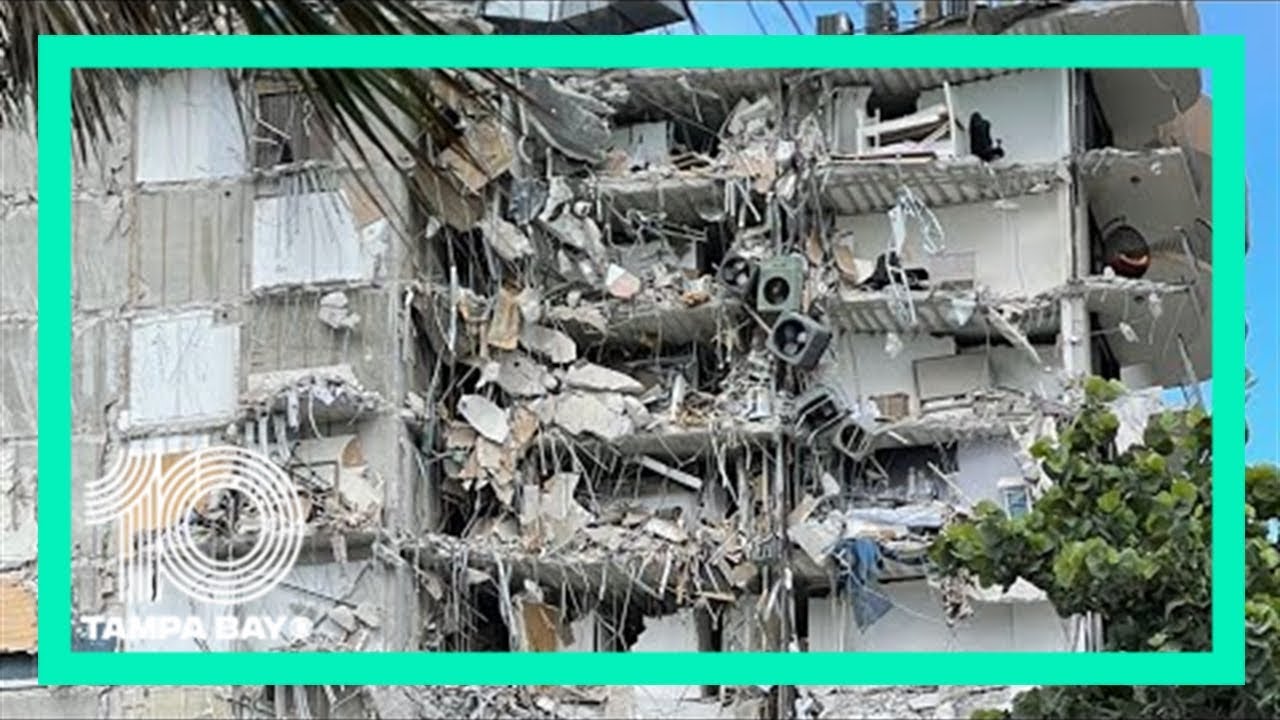 Miami-Dade officials give an update from Surfside on Thursday's deadly ...