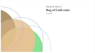 Shades & Tints of Bag of Gold color #e1bd88 A Warm Yellow color #c8a878 #af9369 #e4c495 #e7cba2