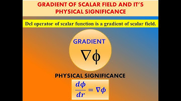 Gradient of Scalar Field and It