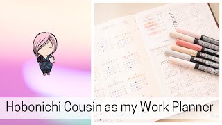 Hobonichi Cousin for my Work Planner