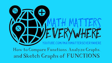 How to Compare Functions, Analyze Graphs, and Sketch Graphs of Functions Video