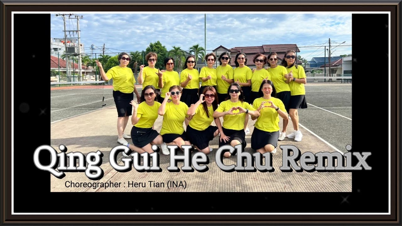 QING GUI HỆ CHỦ REMIX - Line dance - Choreographer Heru Tian ( INA) - Demo : Kedamaian Class 