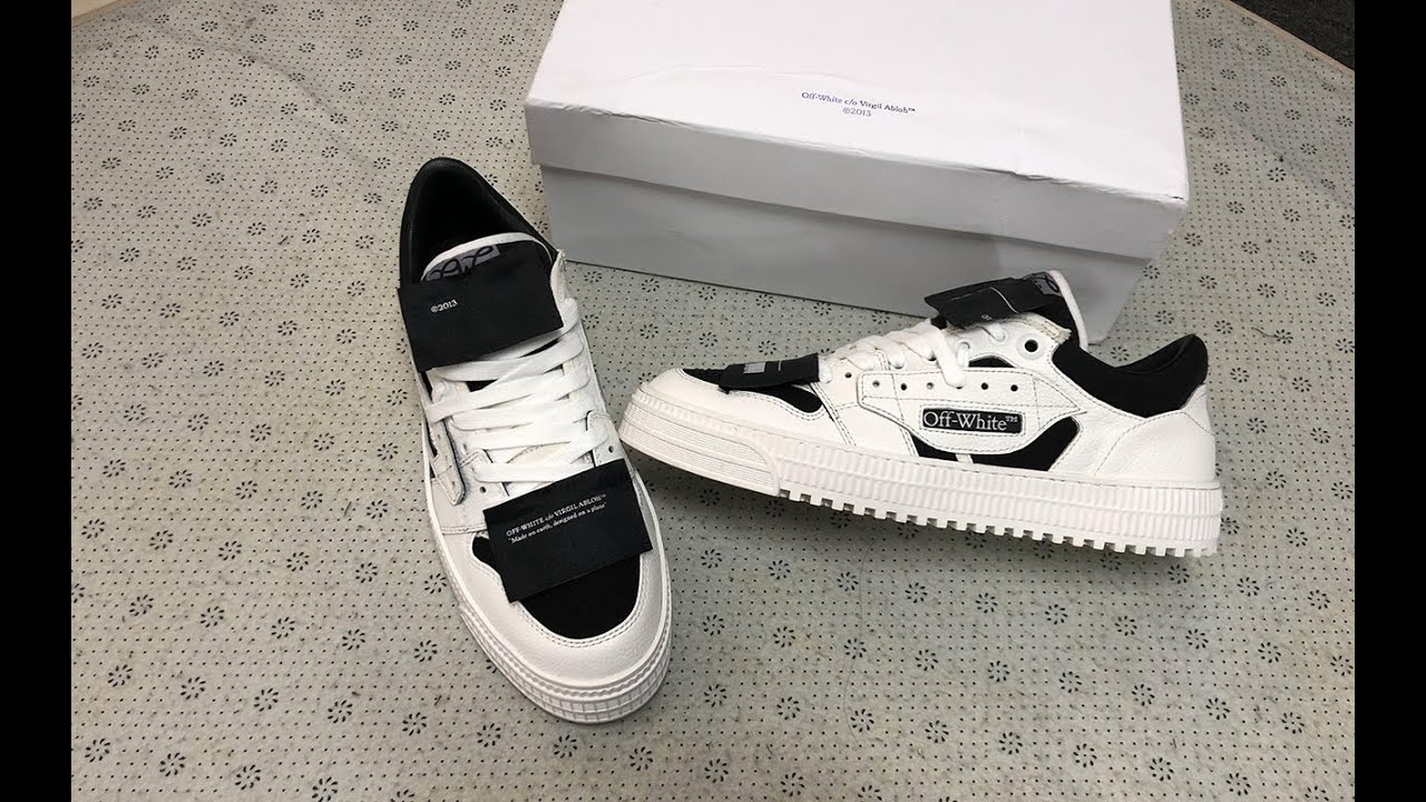 OFF-WHITE | LOW 3.0 OFF COURT SNEAKERS スニーカー 白-黑 OFF-WHITE White Black off Court 3 0 Low Sneaker Review - YouTube