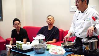 Chef Philip Chia of 'Peranakan Heritage Cooking', demonstrates iLite Cook & Bake on sugar-less kaya