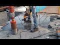 #drilling machine for hole in concrete or slab.