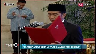 Tahap 1, Jokowi Lantik 9 Pasangan Gubernur Terpilih pada 5 September 2018 - iNews Pagi 05/09