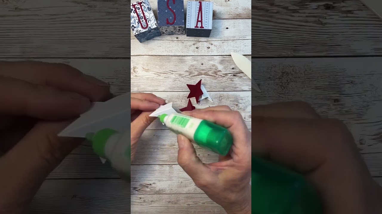 Home decor with Stampin’ Up! – Patriotic Blocks 