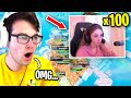I Got 100 GIRLS to Scrim for $100 in Fortnite... (he pretended to be a GIRL!)