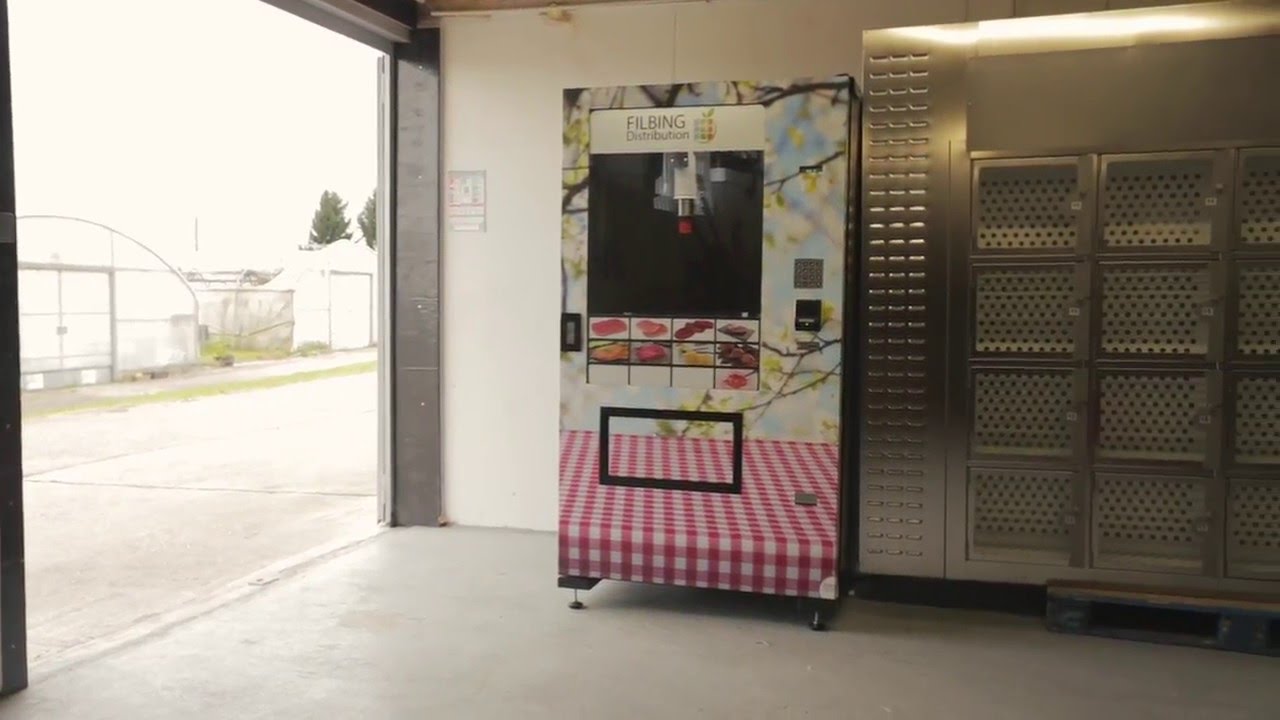 Distributeur automatique de produits surgelés - YouTube