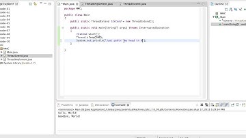 Java Tutorials: Episode 10 - Basic Threading